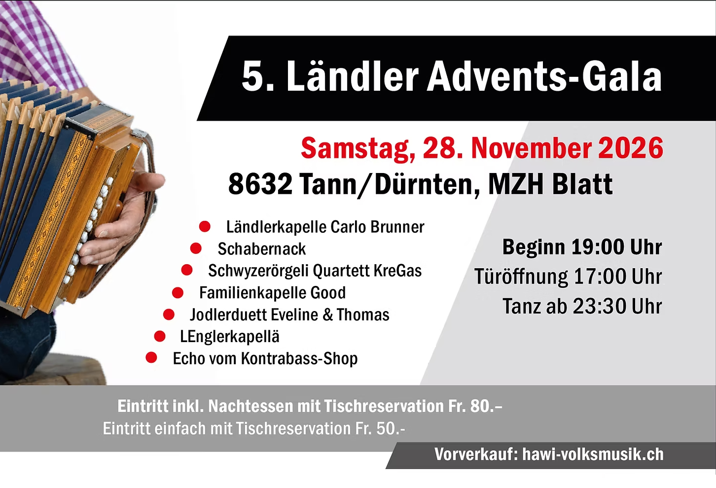 Start ländlergala